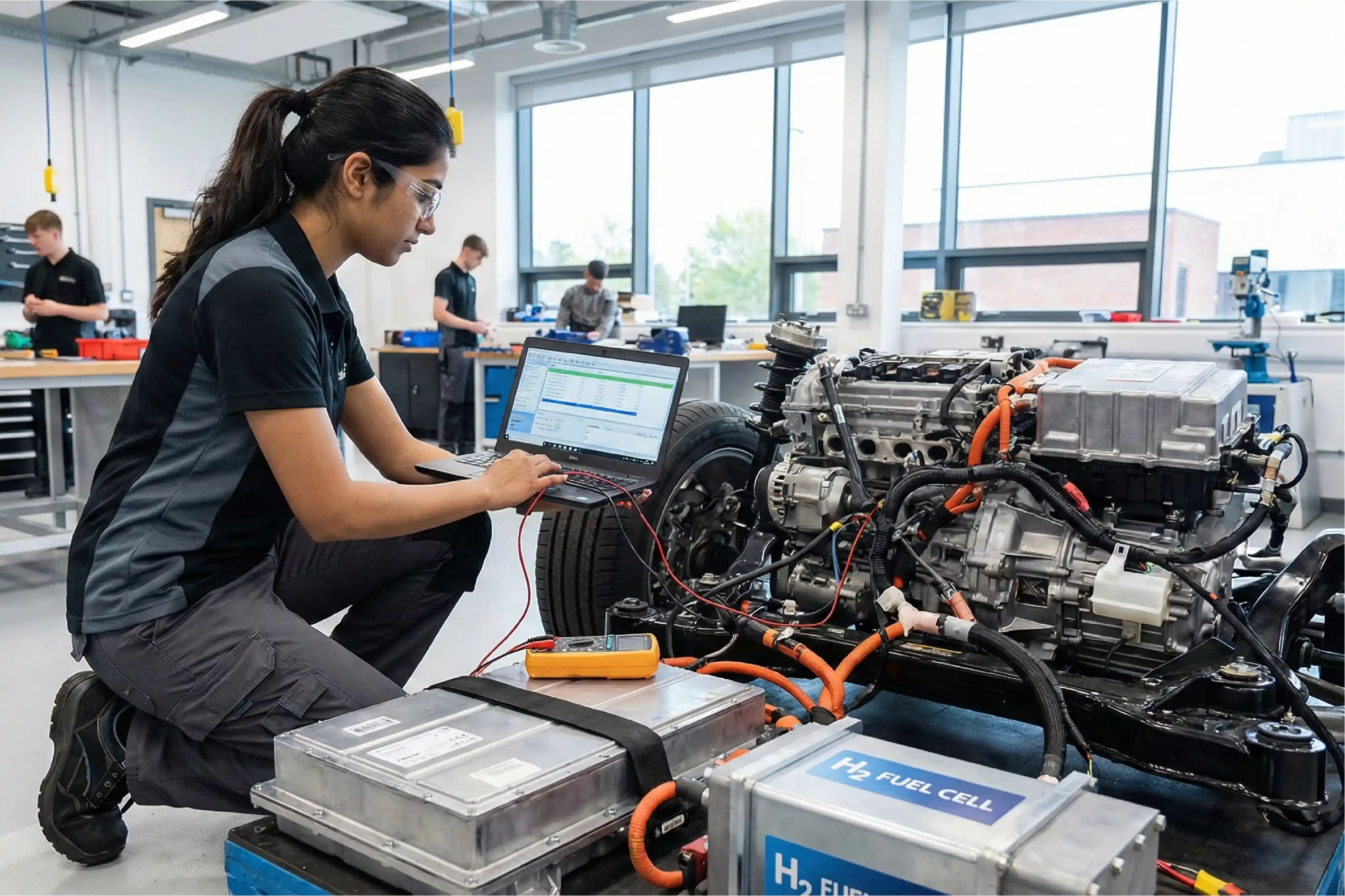 Automotive Hybrid EV Vehicle & Hydrogen Fuel Cell Technologies